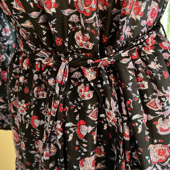 Like new Zirena Annieka silk/cotton midi dress size Small - Picture 5 of 8